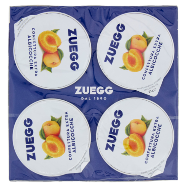 Zuegg Confettura Extra Albicocche 4 x 25 g