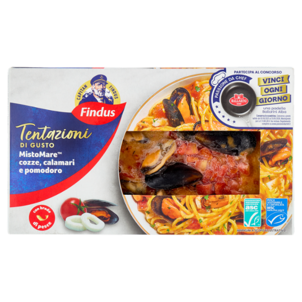 Capitan Findus Tentazioni di Gusto Misto Mare cozze, calamari e pomodoro 400 g