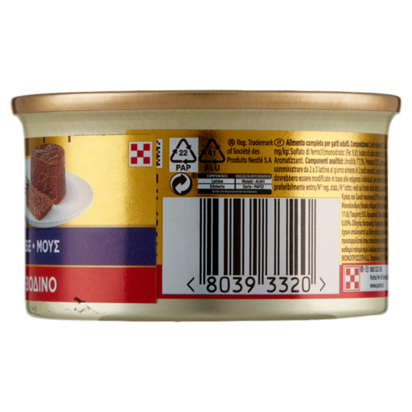 PURINA GOURMET Gold Mousse con Manzo 85 g