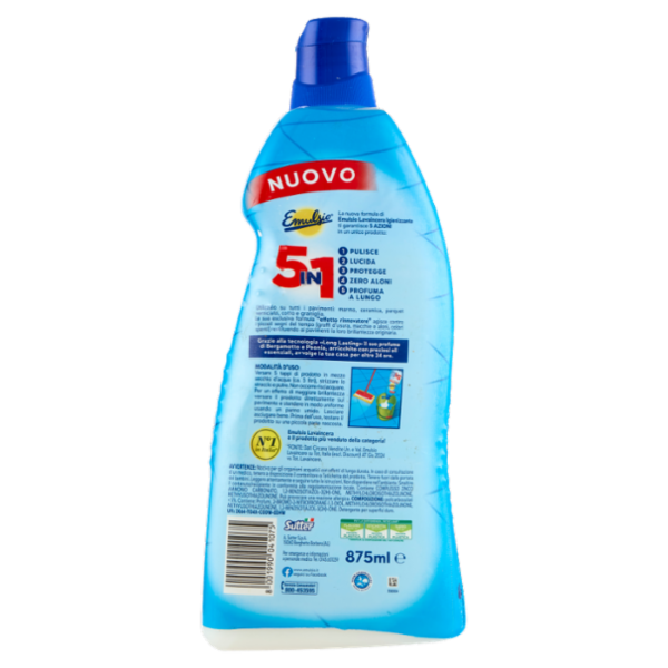 Emulsio LavaIncera Igienizzante 5in1 Bergamotto e Peonia 875 ml