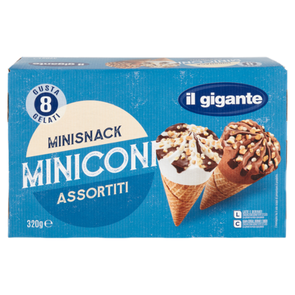 IL GIGANTE Minisnack Miniconi Assortiti 8 x 40 g