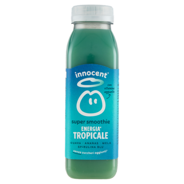 innocent super smoothie Energia* Tropicale Guava - Ananas - Mela - Spirulina Blu 300 ml