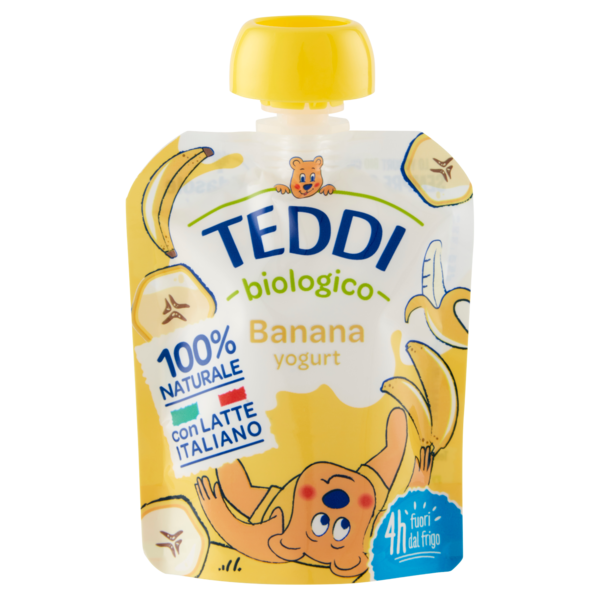 Teddi biologico Banana yogurt 85 g