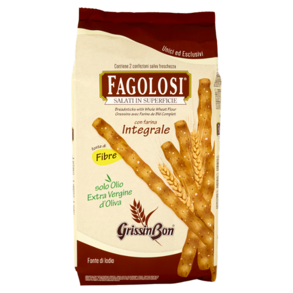 GrissinBon Fagolosi con Farina Integrale 2 x 125 g