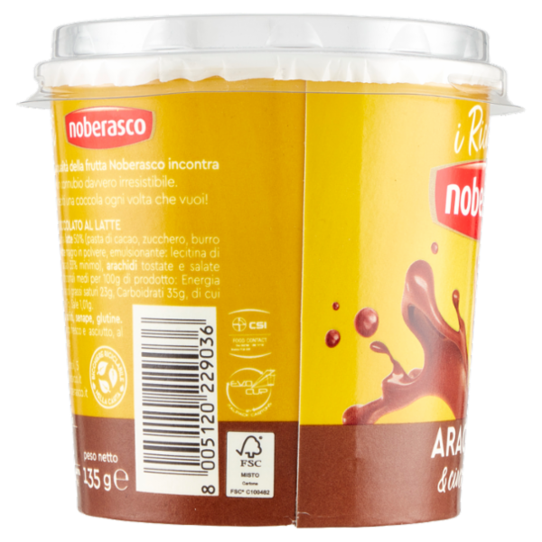 noberasco i Ricoperti Arachidi & cioccolato 135 g