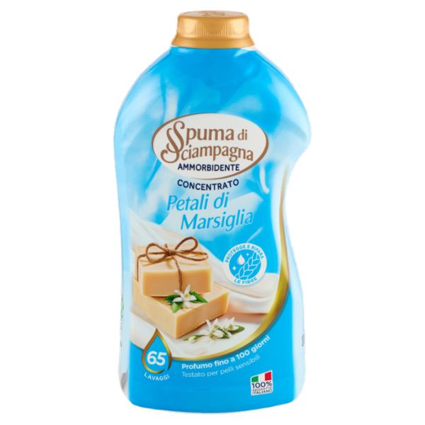 Spuma di Sciampagna Ammorbidente Concentrato Petali di Marsiglia 1300 ml