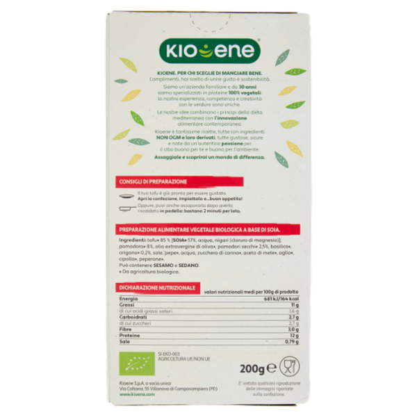 Kioene Tofu al Pomodoro Bio 200 g