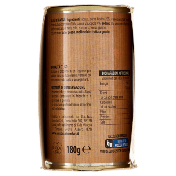 Gustibus Ragù Classico 2 x 180 g