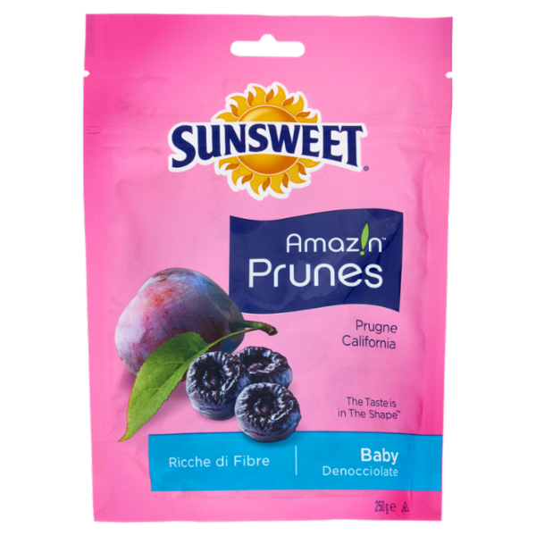 Sunsweet Amaz!n Prunes Prugne California Baby Denocciolate 250 g