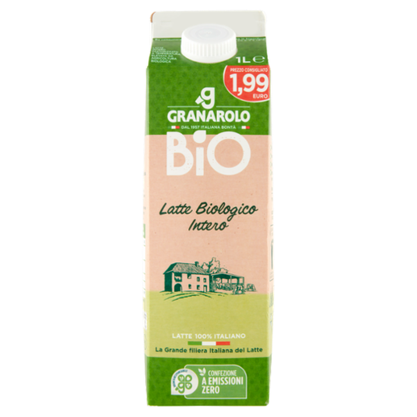 Granarolo Bio Latte Biologico Intero 1 L
