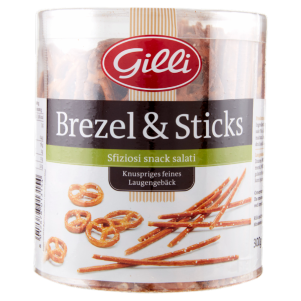 Gilli Brezel & Sticks Sfiziosi snack salati 300 g