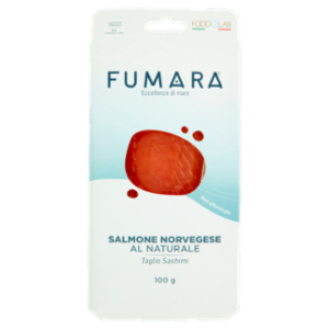 Fumara Salmone Norvegese Al Naturale Taglio Sashimi 100 g
