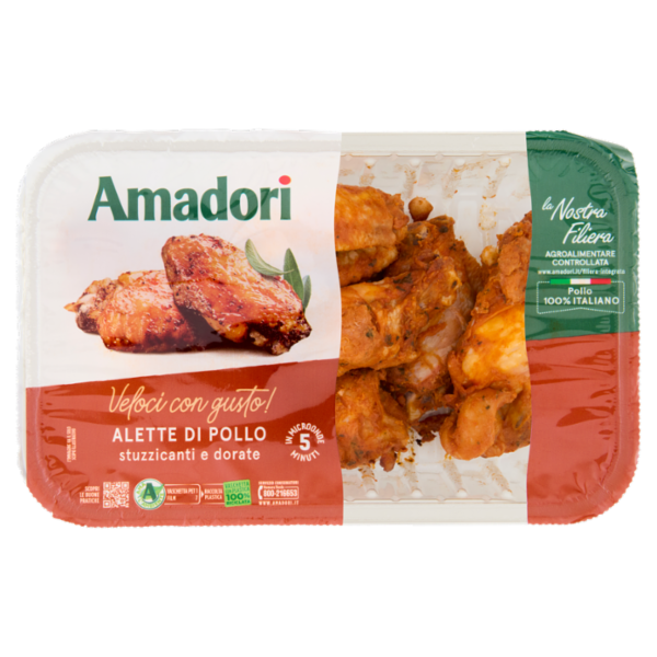 Amadori Alette di Pollo Piccanti 0,500 kg