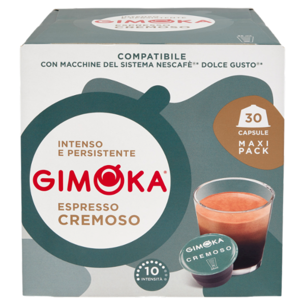 Gimoka Espresso Cremoso Compatibile Nescafè* Dolce Gusto* 30 Capsule 210 g