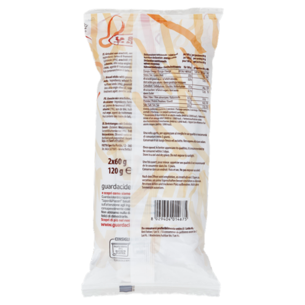 Sapori & Piaceri Gigini con Semi & Arachidi 2 x 60 g