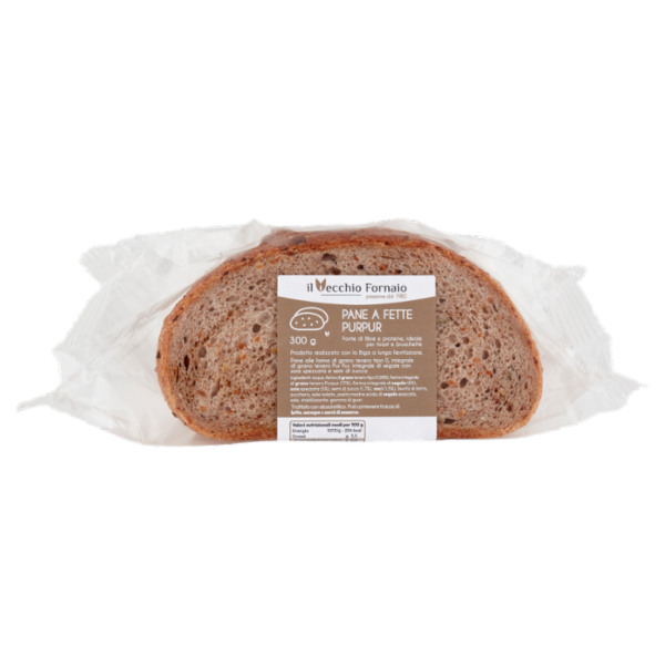 il Vecchio Fornaio Pane a Fette Purpur 300 g