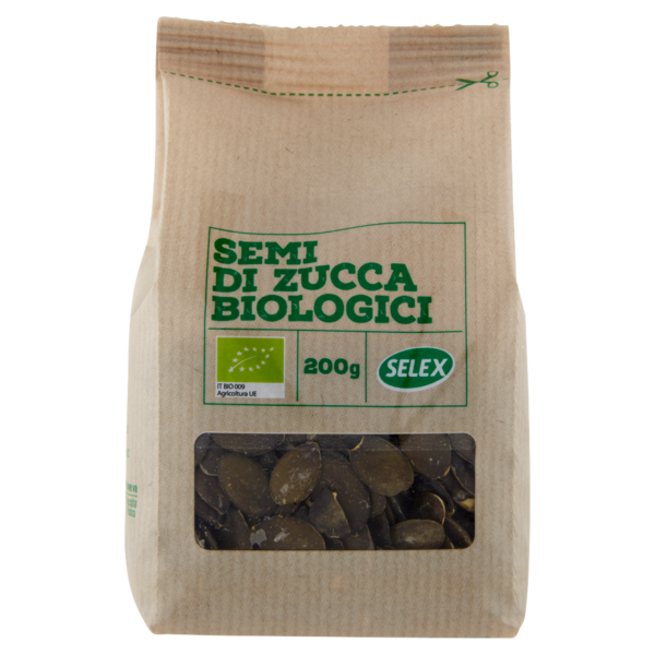 Selex Semi di Zucca Decorticati Biologici 200 g