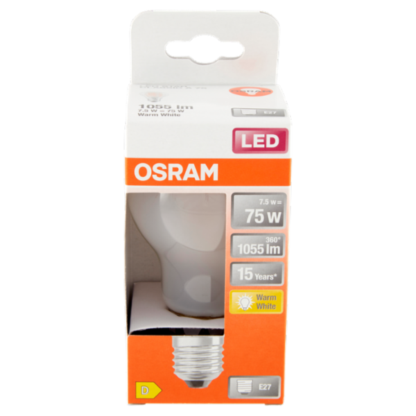 Osram Led Star Classic A 75 Warm White 7.5 W E27