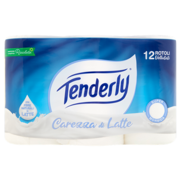 Tenderly Carezza di Latte Rotoli Vellutati 12 pz