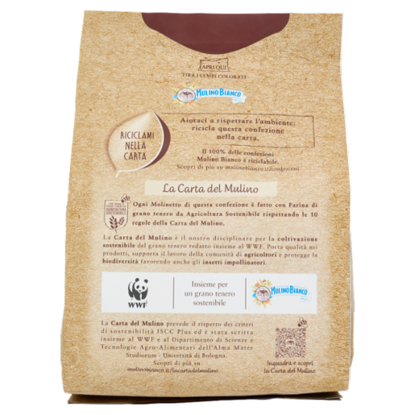 Mulino Bianco Molinetti Biscotti con Farina Integrale e Grano Saraceno Offerta 800g