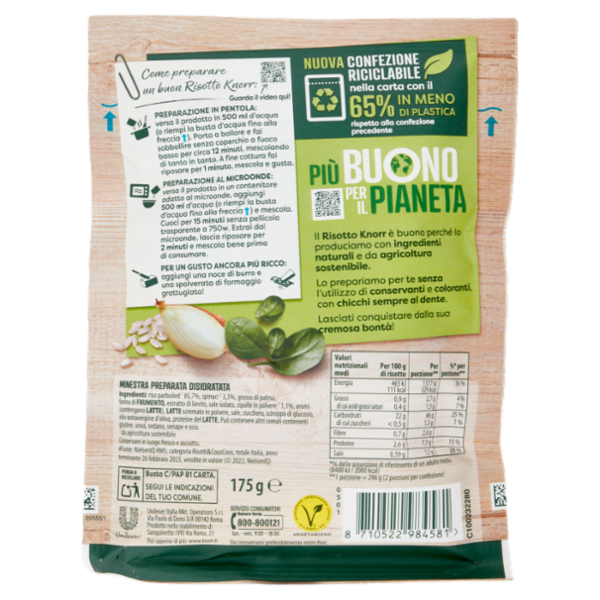 Knorr Risotto Asparagi 175 g