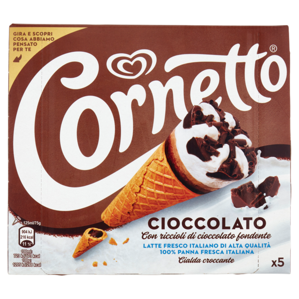 Cornetto Cioccolato 5 x 75 g