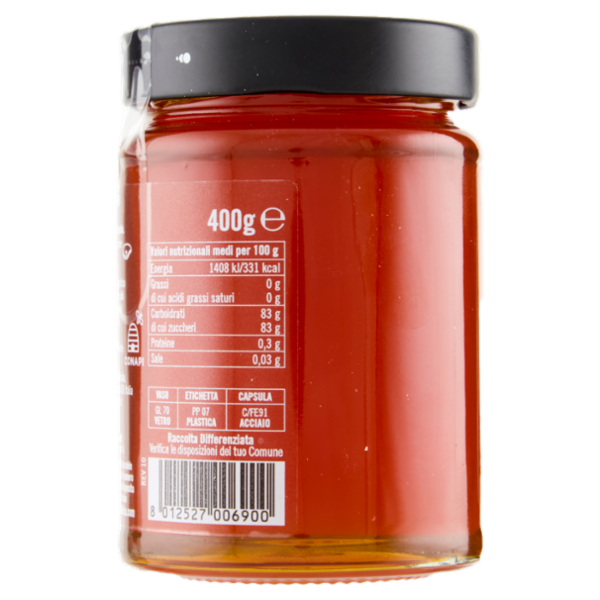 Miele Italiano di Castagno Non Pastorizzato Piemonte 400 g
