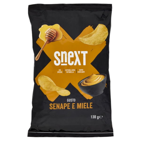 Snext Patatine Gusto Senape e Miele 130 g