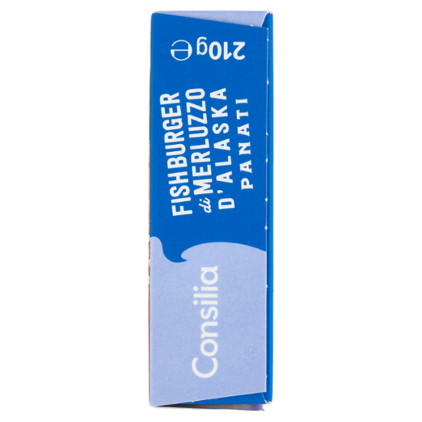Consilia Fish Burger di Merluzzo D'Alaska Panati Surgelati 2x105 g