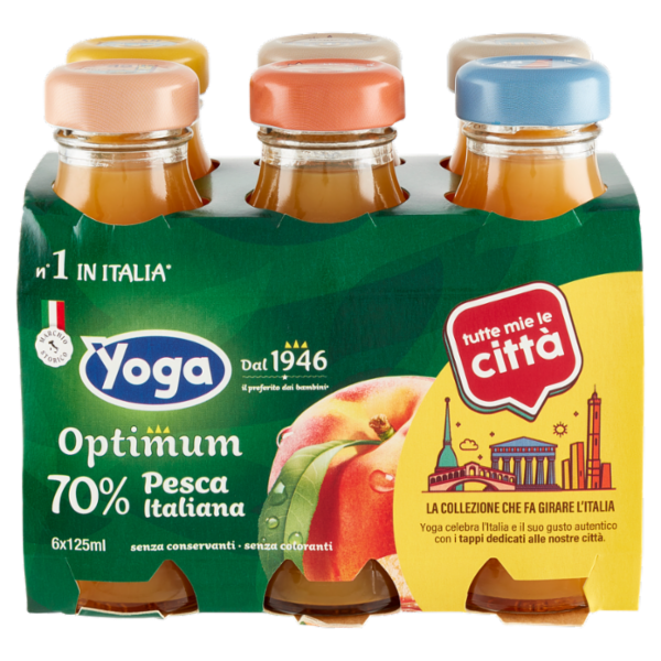 Yoga Optimum 70% Pesca Italiana 6 x 125 ml