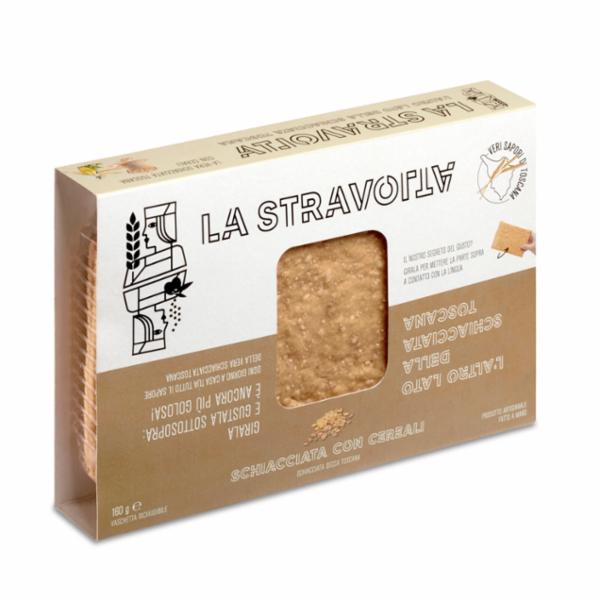 La Stravolta Schiacciata secca con cereali 160 g