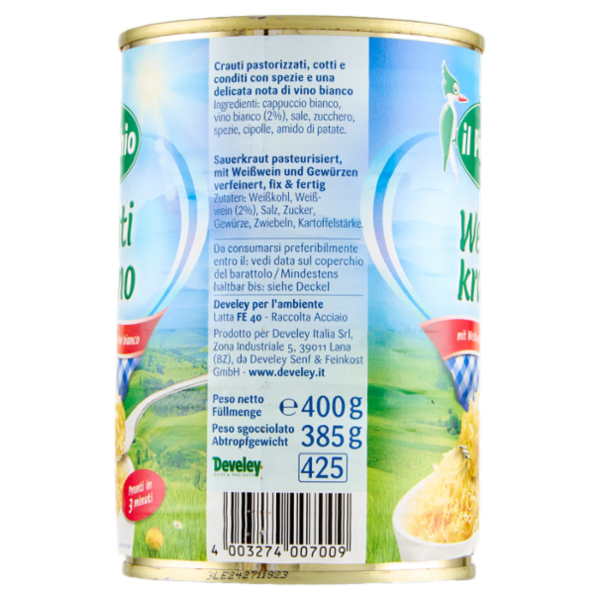 il Picchio Crauti al vino 400 g