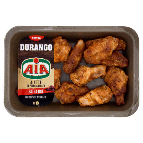 Aia Durango Extra Hot Alette di Pollo Arrosto 0,400 kg