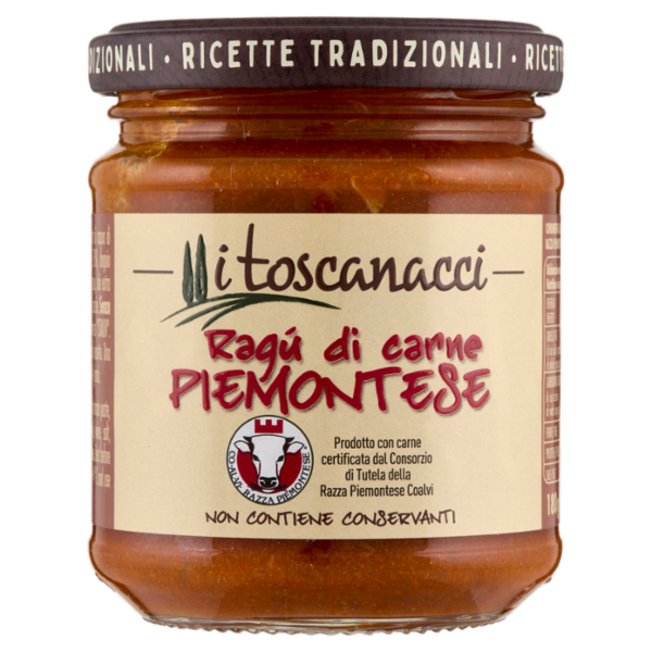 i toscanacci Ragù di Carne Piemontese 180 g