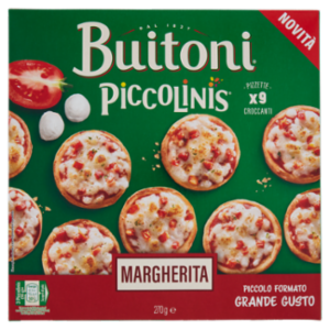 Buitoni Piccolinis Margherita Pizza Surgelata 9 Pizzette 270 g