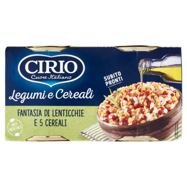 Cirio Legumi e Cereali Fantasia di Lenticchie e 5 Cereali 2 x 200 g