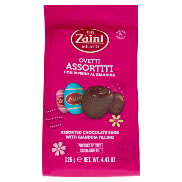 Zàini Ovetti Assortiti con Ripieno al Gianduia 125 g