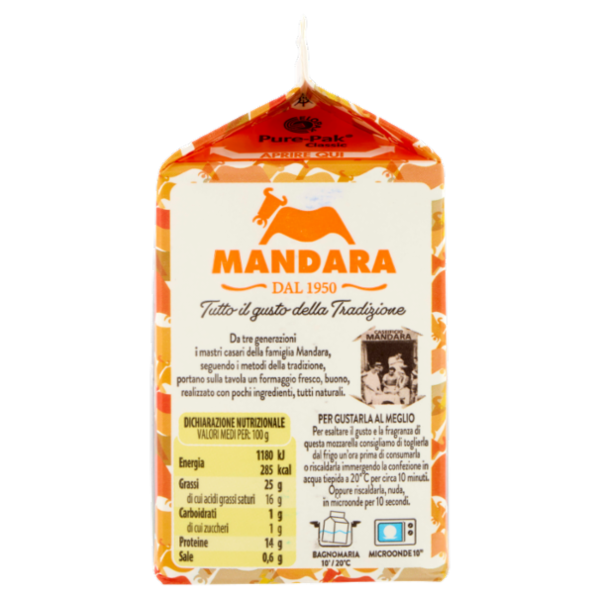 Mandara Mozzarella di Bufala Campana DOP 200 g