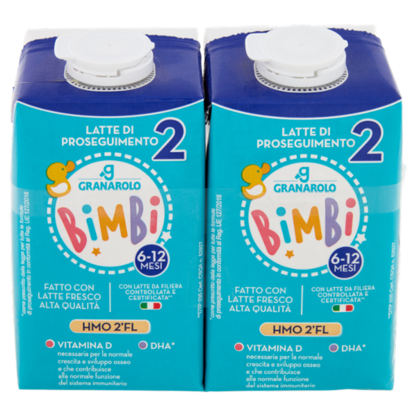 Granarolo Bimbi Latte di Proseguimento 2 2 x 500 ml