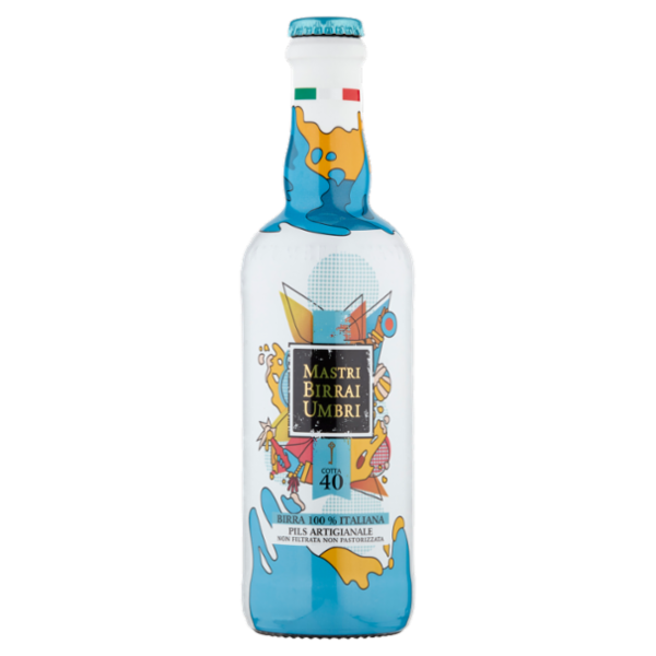 Mastri Birrai Umbri Cotta 40 Birra 100% Italiana Pils Artigianale 500 ml