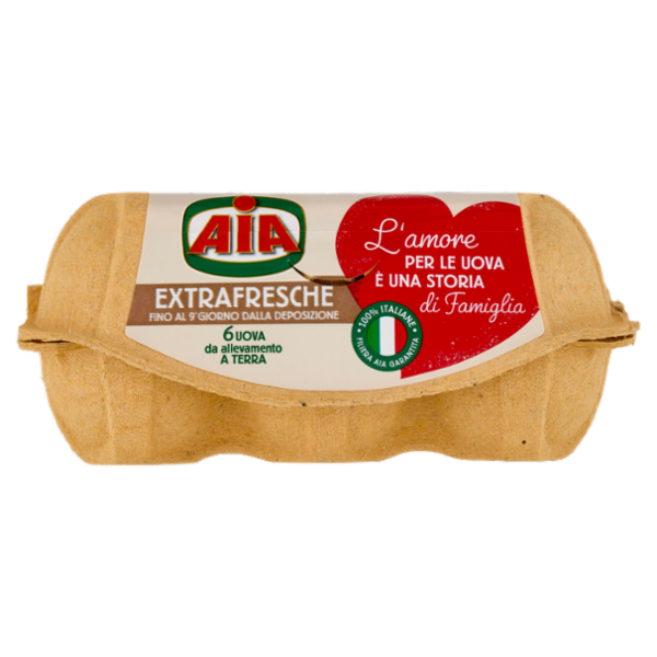Aia Fresche 6 Uova da allevamento a Terra