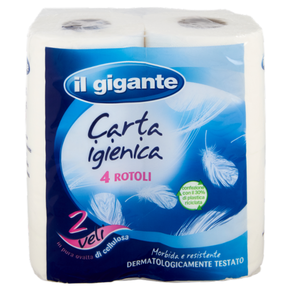 IL GIGANTE Carta igienica Rotoli 4 pz