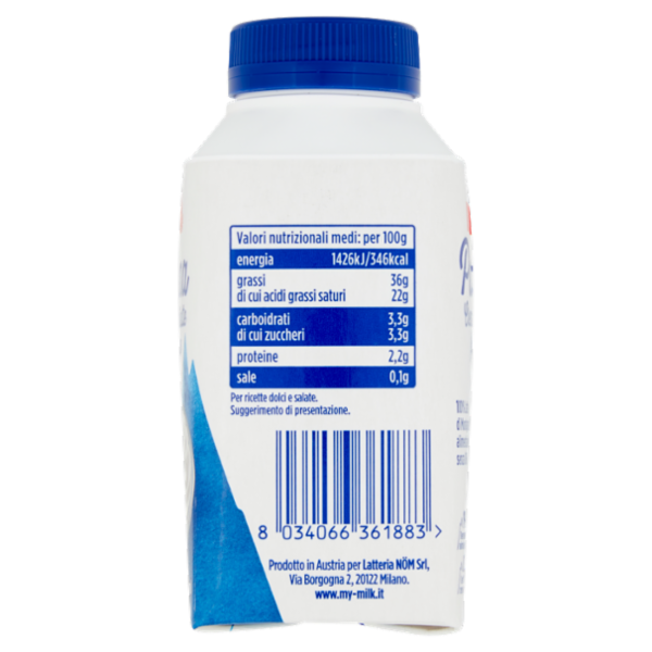 Milk Panna Crema di latte fresco 220 ml