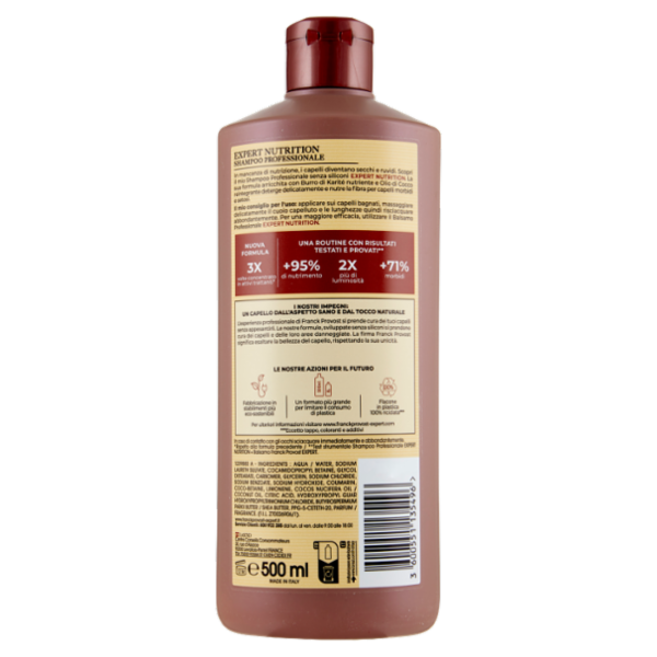 Franck Provost Expert Nutrition Shampoo Professionale 500 ml