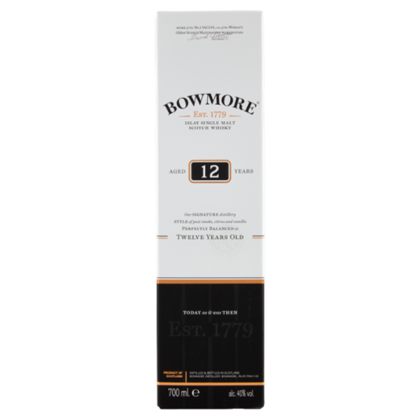Bowmore Islay Single Malt Scotch Whisky Aged 12 Years 700 ml