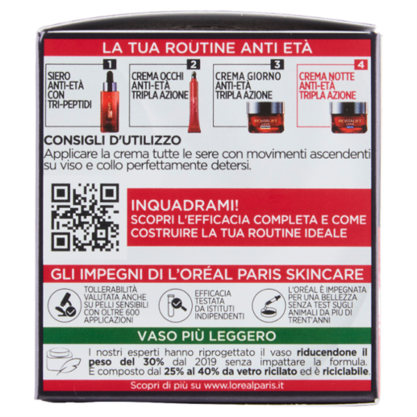 L'Oréal Paris Revitalift Laser Tripla Azione Crema Anti-Età Notte 50 ml