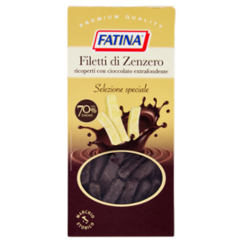 Fatina Filetti Di Zenzero Ricoperti Con Cioccolato Extrafondente 150 g