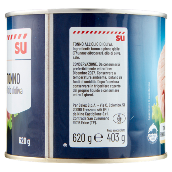 Sù Tonno all'Olio di Oliva 620 g