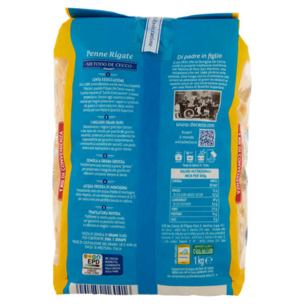 De Cecco Penne Rigate n°41 1 kg