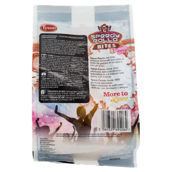 Speedy Pollo Bites Barbecue Sauce Cotti e Surgelati 220 g